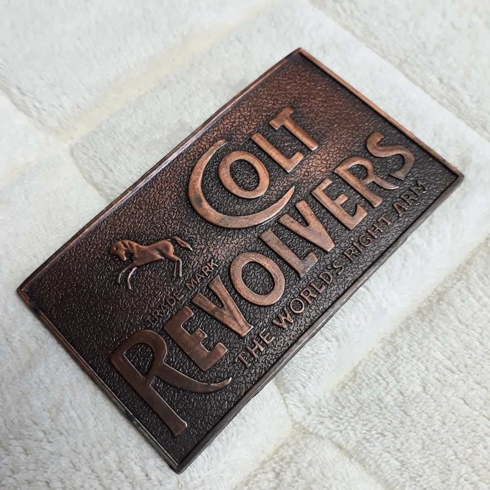 1970s Colt Revolvers Belt Buckle